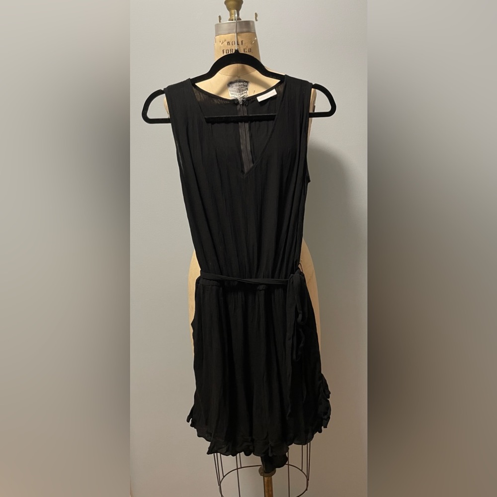 Crinkle Crepe Ruffle Short Romper